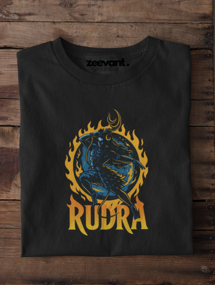 Rudra Flame Dance Short Sleeve T-Shirt