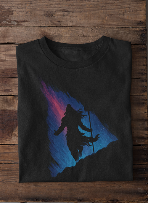 Mahadev Cosmic Warrior Short Sleeve T-Shirt