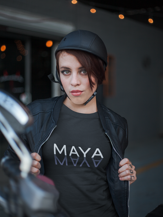 MAYA – The Illusion of Reality Reflective Unisex T-Shirt