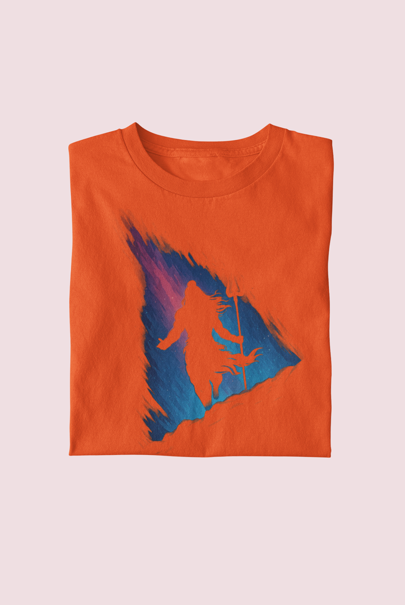 Mahadev Cosmic Warrior Short Sleeve T-Shirt
