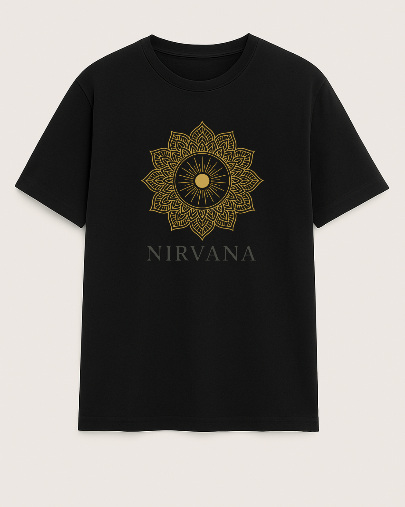 NIRVANA – Spiritual Awakening Mandala Graphic T-Shirt