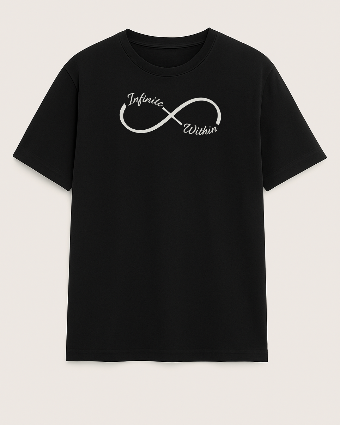Black “Infinite Within” Symbolic T-Shirt