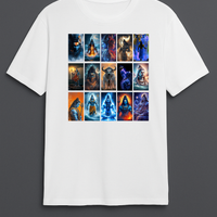 Mahadev Multi-Form Divine Art T-Shirt