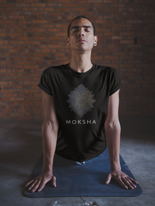 MOKSHA – The Path to Liberation Mandala Unisex Oversized T-Shirt