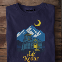 Jai Kedar Navy Blue Short Sleeve T-Shirt