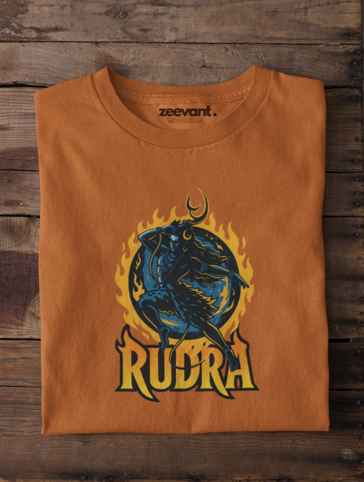 Rudra Flame Dance Short Sleeve T-Shirt