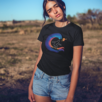 “Cosmic Wave Rider” T-Shirt – Space Surfer Edition