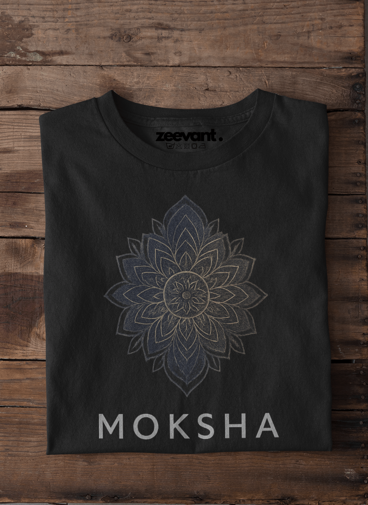 MOKSHA – The Path to Liberation Mandala Unisex Oversized T-Shirt
