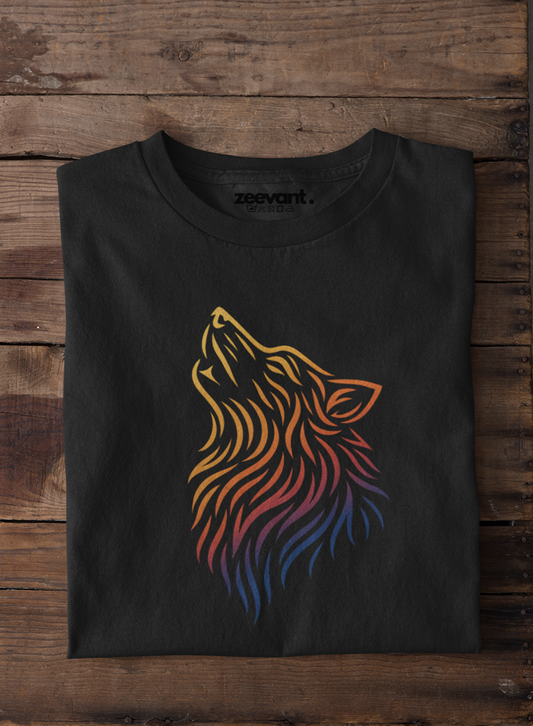 Spiritual Wolf Unisex Classic Crew T-Shirt