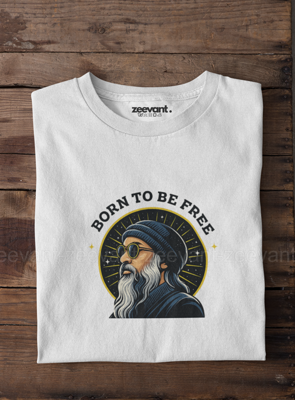 BORNFREE OSHO Unisex Classic Crew T-Shirt