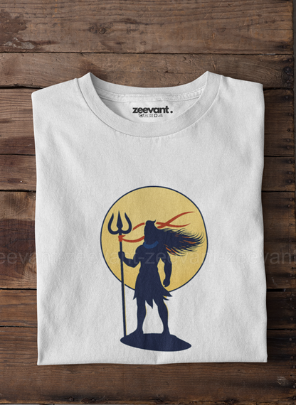 Shiva yellow moon Unisex Classic Crew T-Shirt