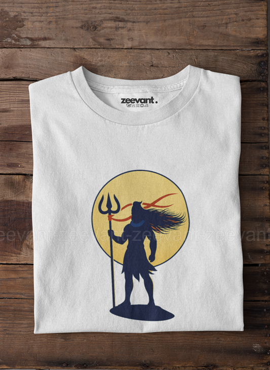 Shiva yellow moon Unisex Classic Crew T-Shirt