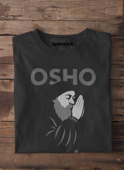 OSHO Black Unisex Classic Crew T-Shirt