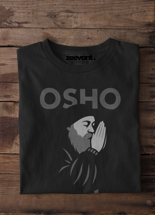 Osho Black Short Sleeve T-Shirt