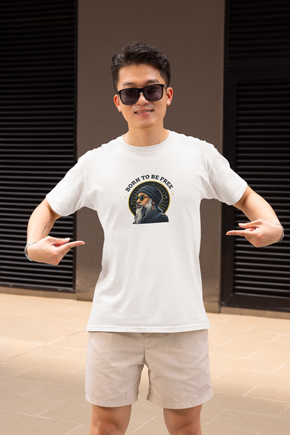 BORNFREE OSHO Unisex Classic Crew T-Shirt