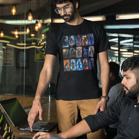 Mahadev Multi-Form Divine Art T-Shirt