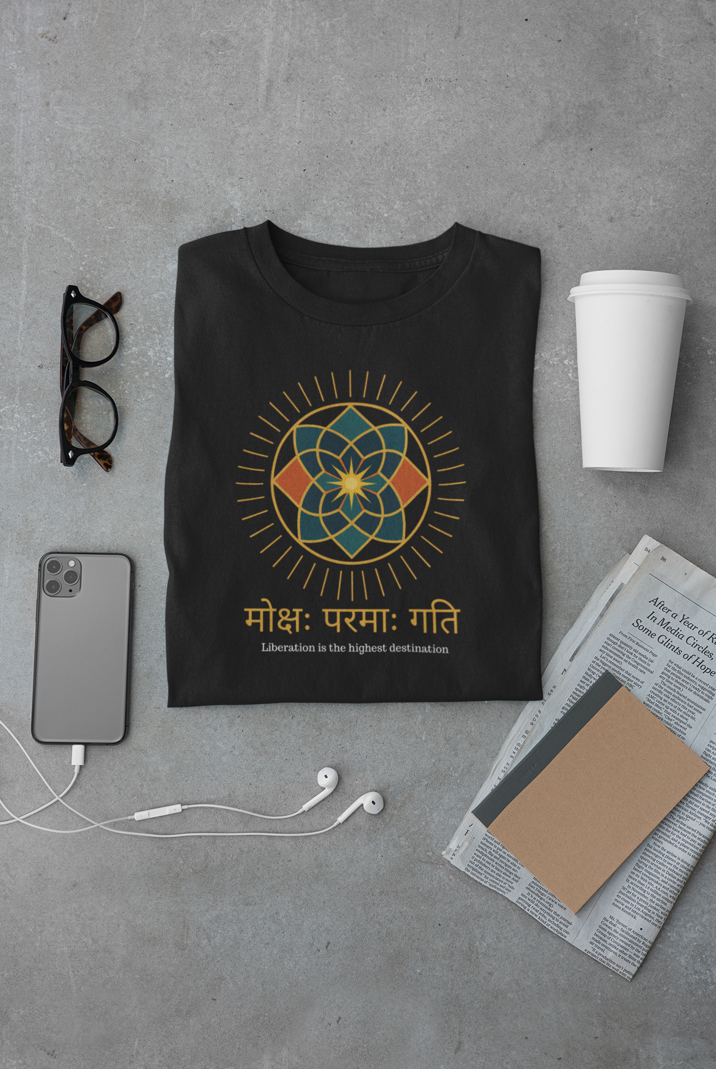 Moksha-Black Tshirt