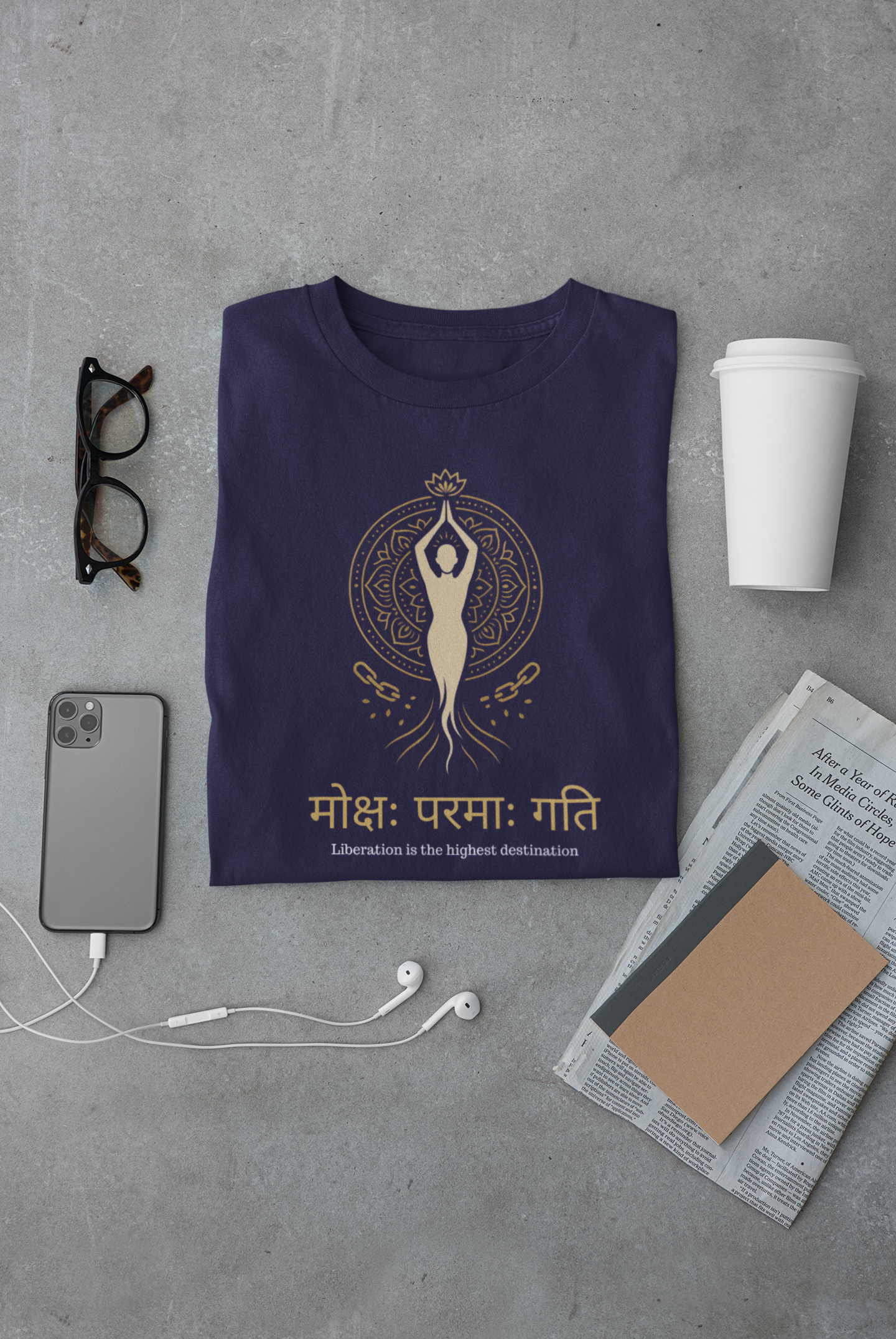 Moksha-Blue Tshirt