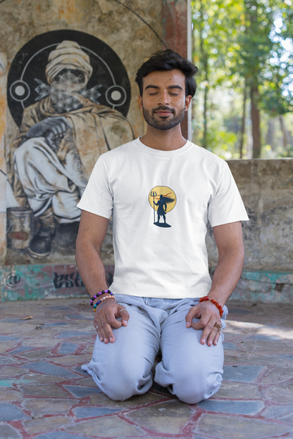 Shiva yellow moon Unisex Classic Crew T-Shirt