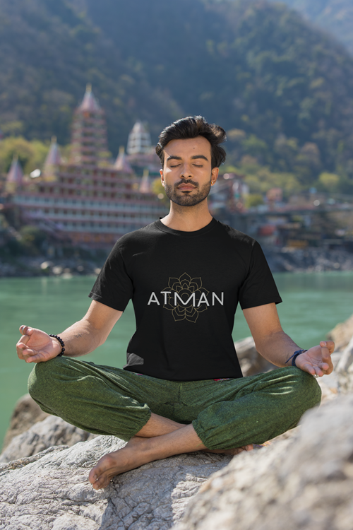 ATMAN Lotus Graphic T-Shirt