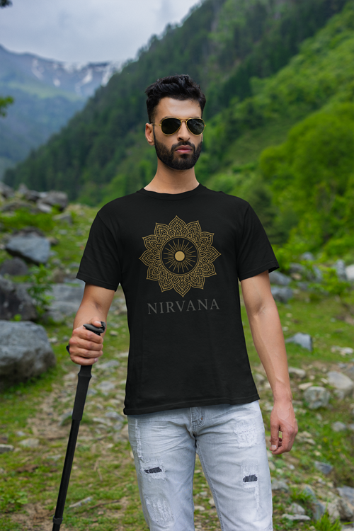 NIRVANA – Spiritual Awakening Mandala Graphic T-Shirt