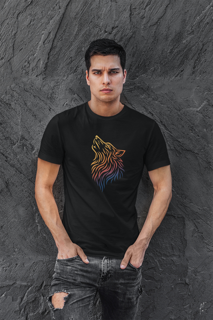 Spiritual Wolf Unisex Classic Crew T-Shirt