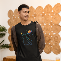 Black “Cosmic Dreamer” T-Shirt – Child of the Universe Edition