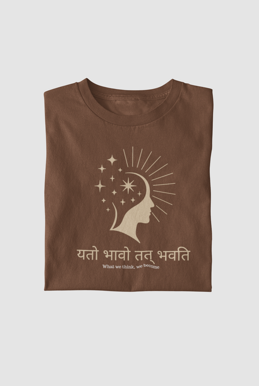 Yat Bhavo-Brown Tshirt